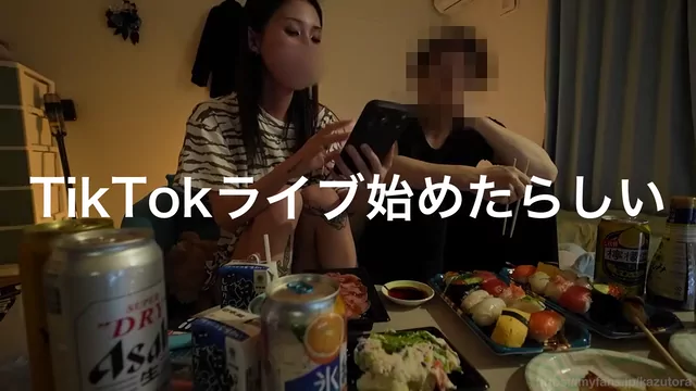 カズトラ🐯あそびにん 【本編顔出し】（リベンジポ○ノ）ガチエロお姉さんにヒモとして飼われてた時の1日を紹介します シーン6（66:54）
