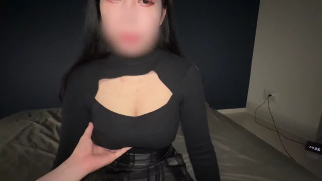【巨乳　主観動画】じじのハメ撮り日記 マッチングアプリで出会った地雷系メイクのIカップ保育士さんをお持ち帰りしてセックスしてたら喘ぎ声が大きすぎて壁ドンされたけど気にせず中出しまでしちゃいました シーン6（16:03）
