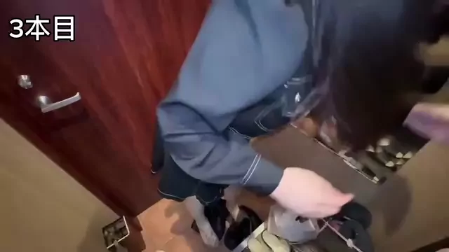【巨乳　主観動画】じじのハメ撮り日記 Hカップ黒髪ロングOLちゃん(副業風俗嬢)の動画1〜3本目の計3本を1本の動画にまとめました シーン12（81:57）